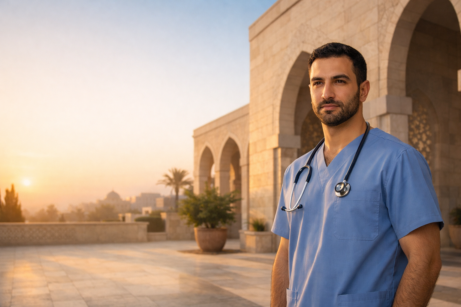 ممرض مؤهل من Syria يستعد لألمانيا