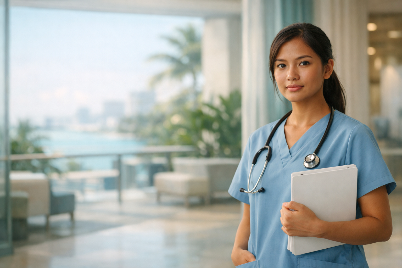 Qualified nurse from Philippines preparing for Germany